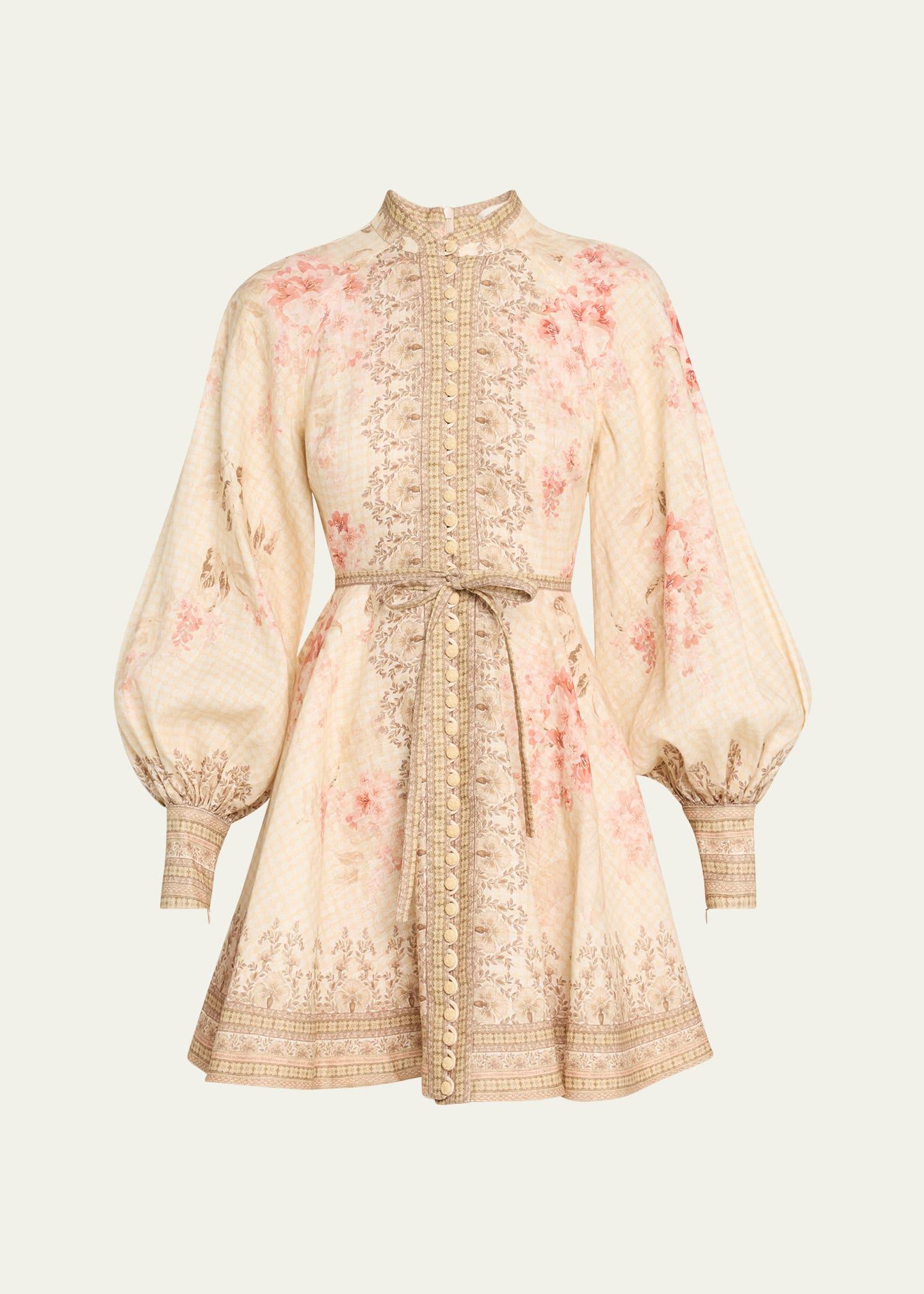 illuminate buttoned mini dress