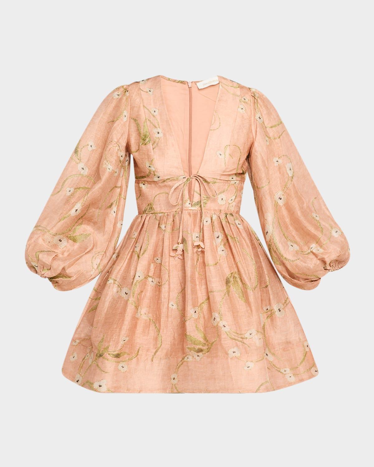 illuminate drawn mini dress