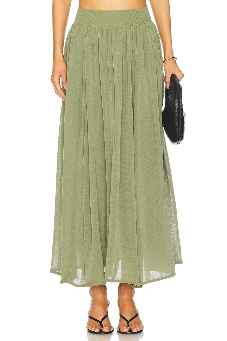illuminate gathered skirt
