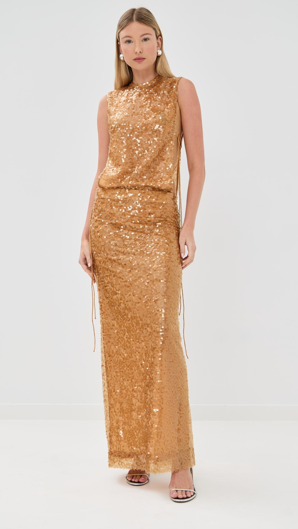 illuminate sequin seperation gown