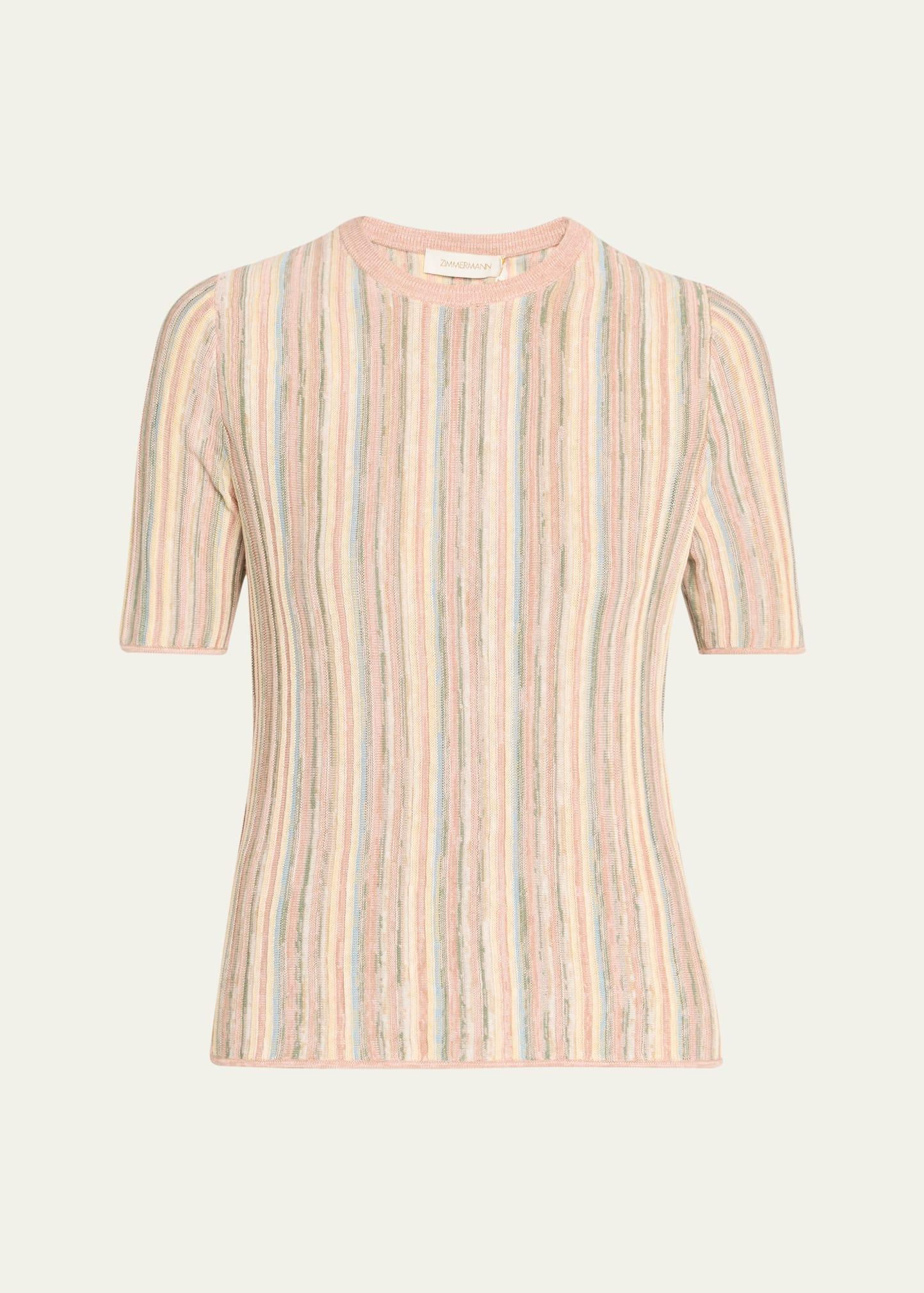 illuminate stripe mouline tee