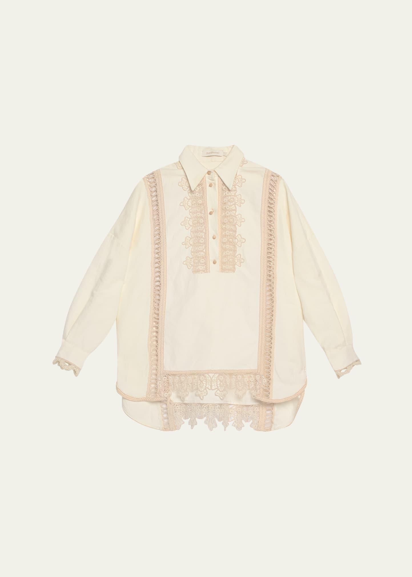 illuminate trimmed shirt