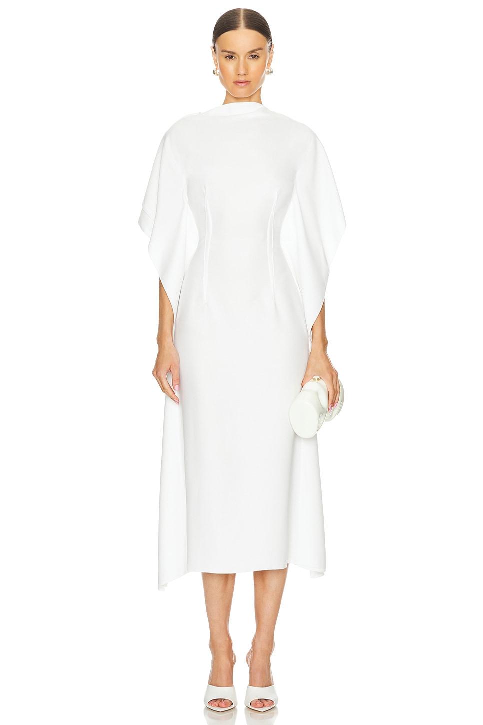 illusion winged dress