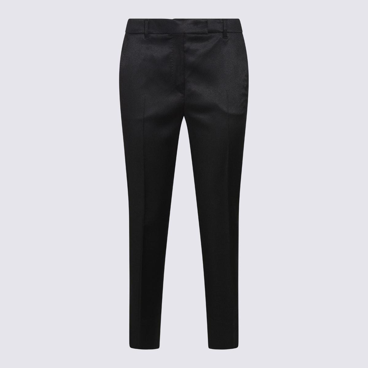 incotex black cotton pants