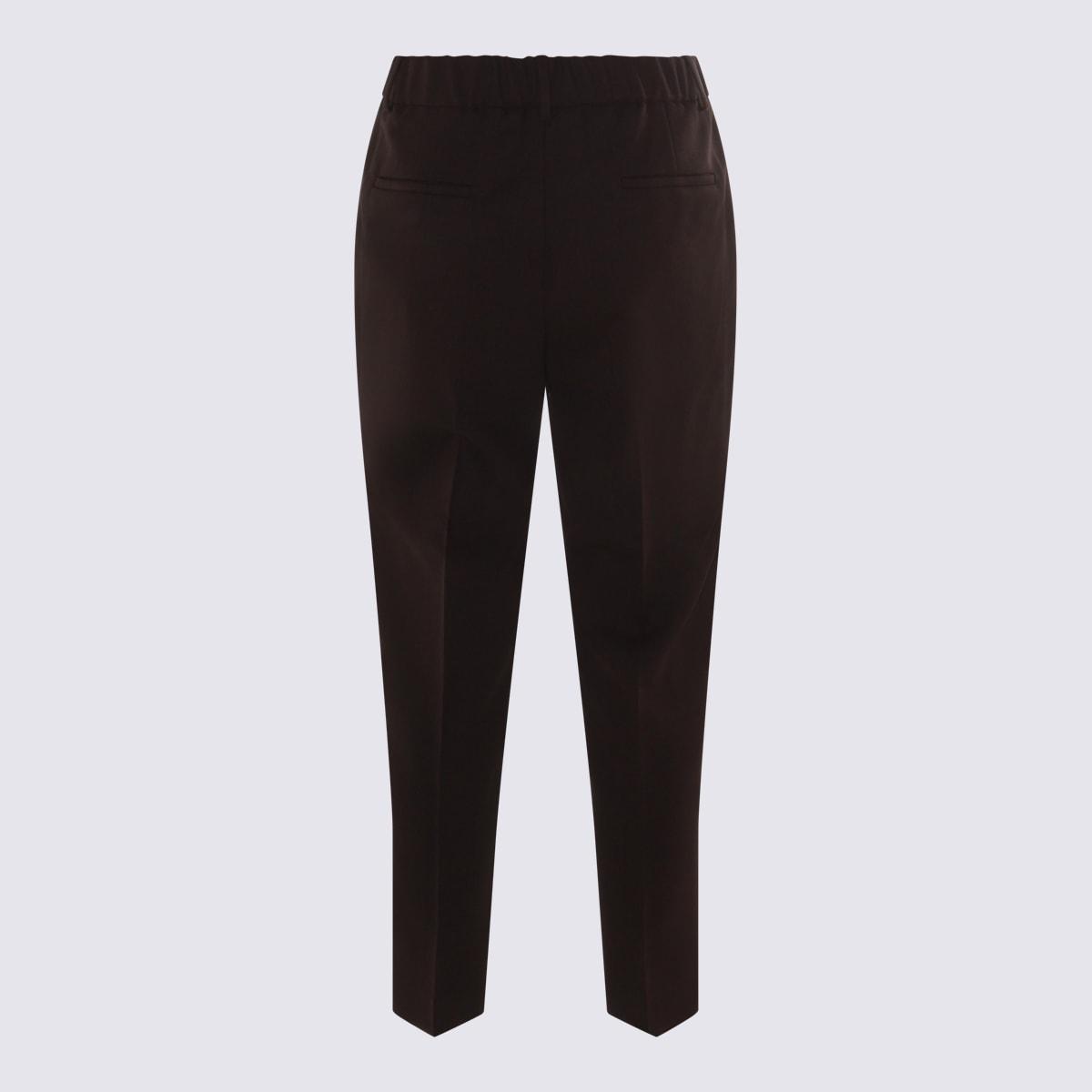 incotex dark brown pants