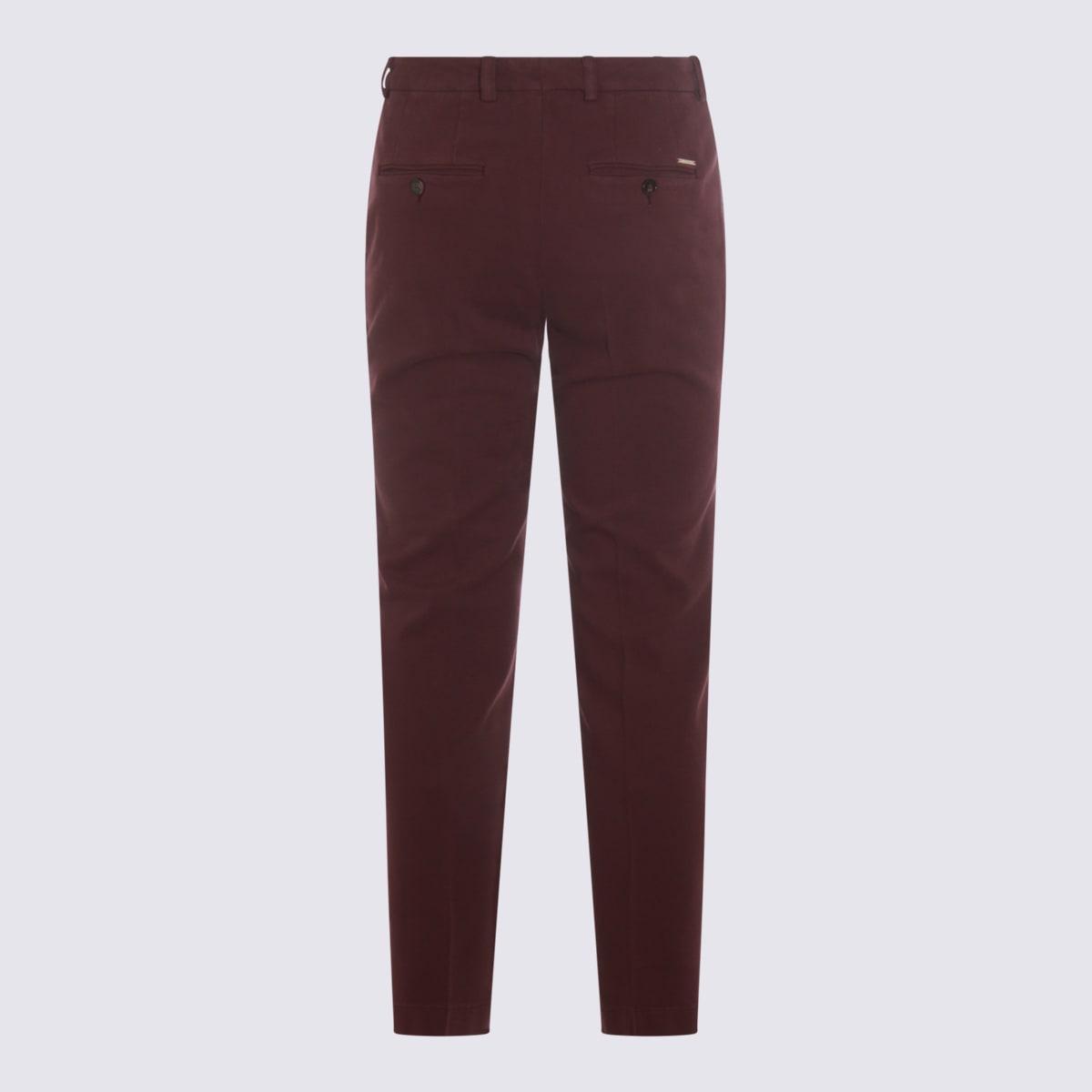 incotex red cotton pants