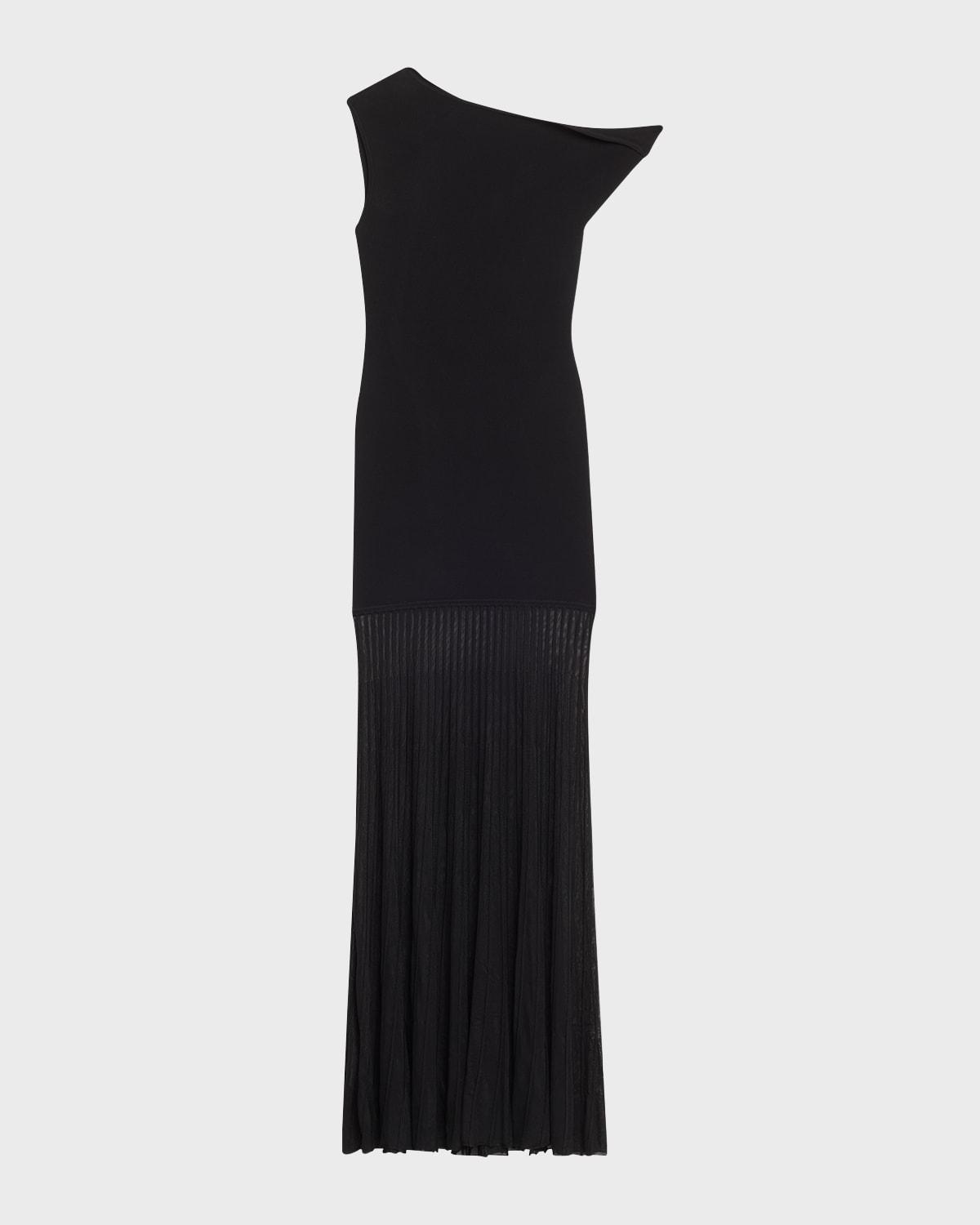 indigo twist dress