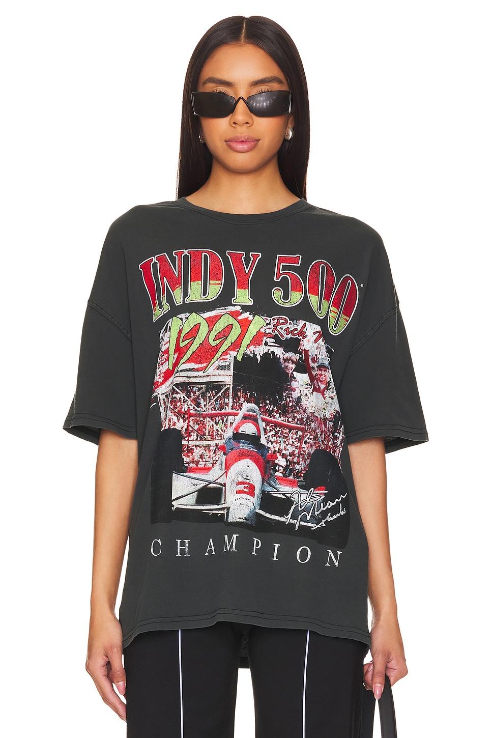 indy 500 1991 champion oversized tee