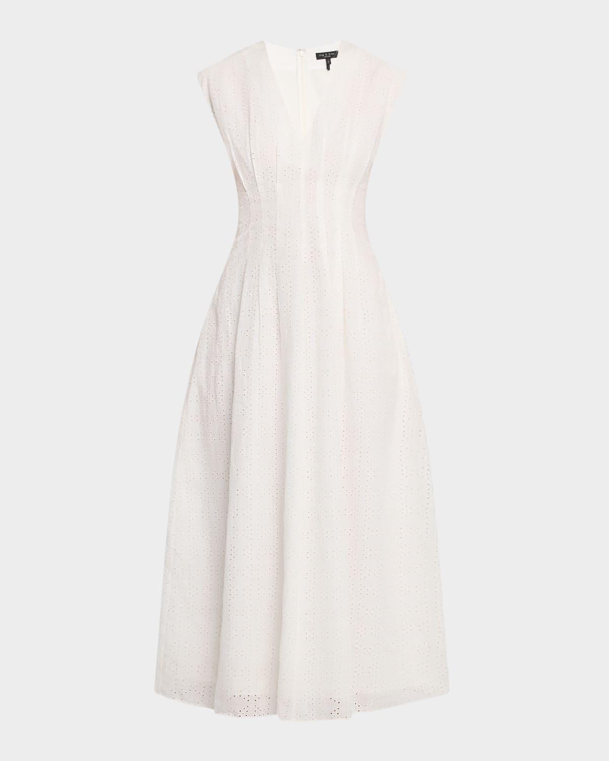 ines embroidered dress