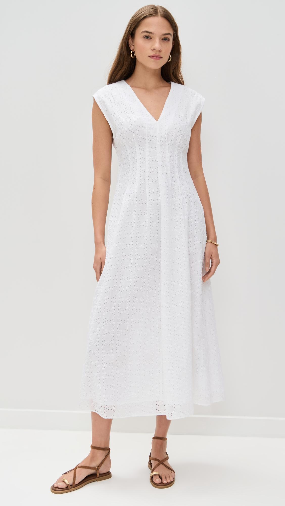 ines embroidered dress