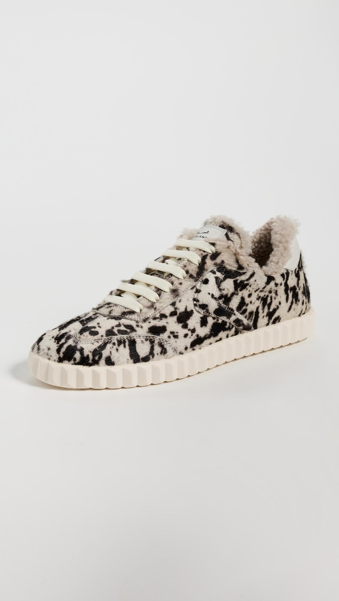 ines faux fur sneakers