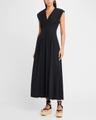 ines sleeveless poplin dress