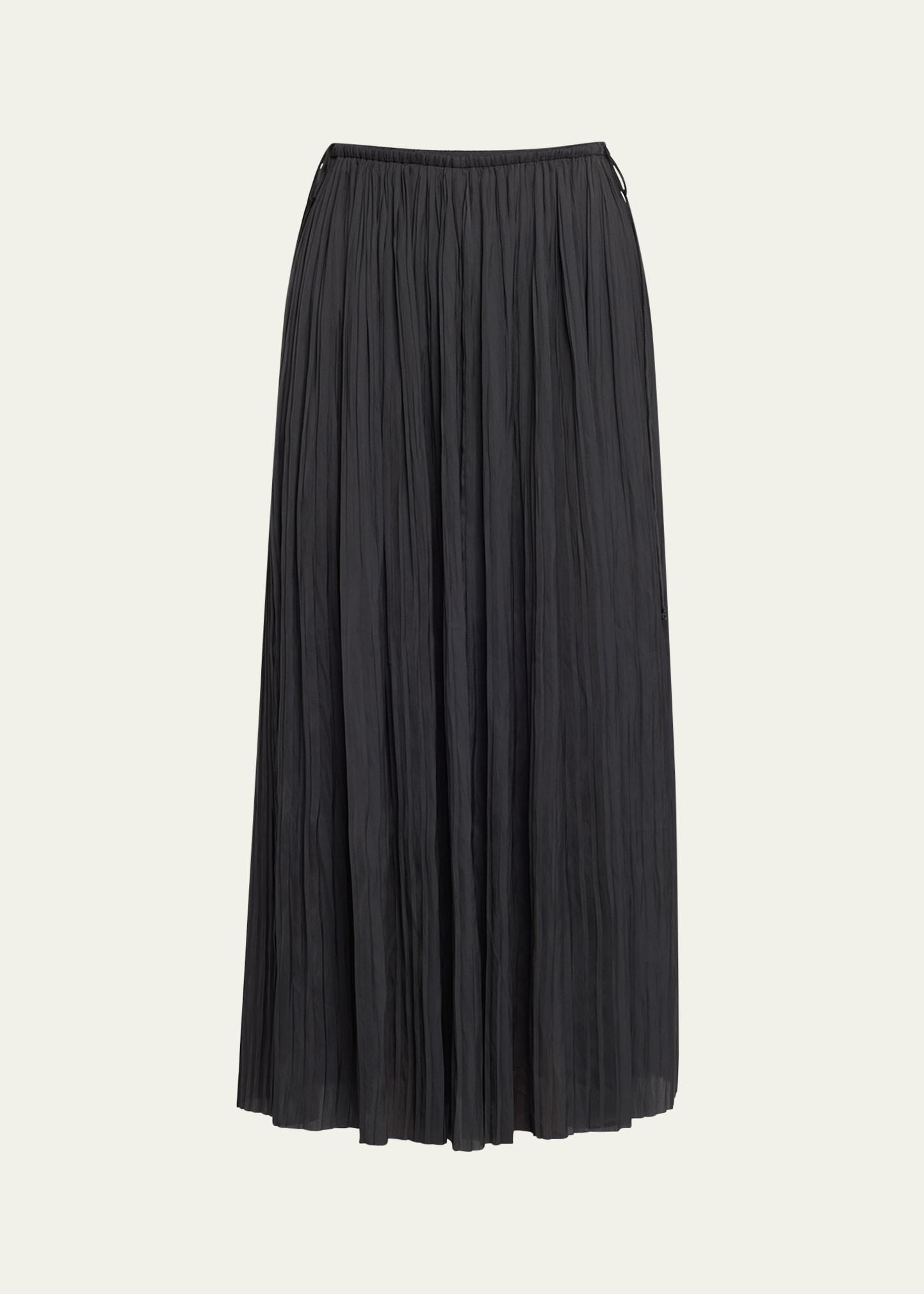 ineze pleated midi skirt