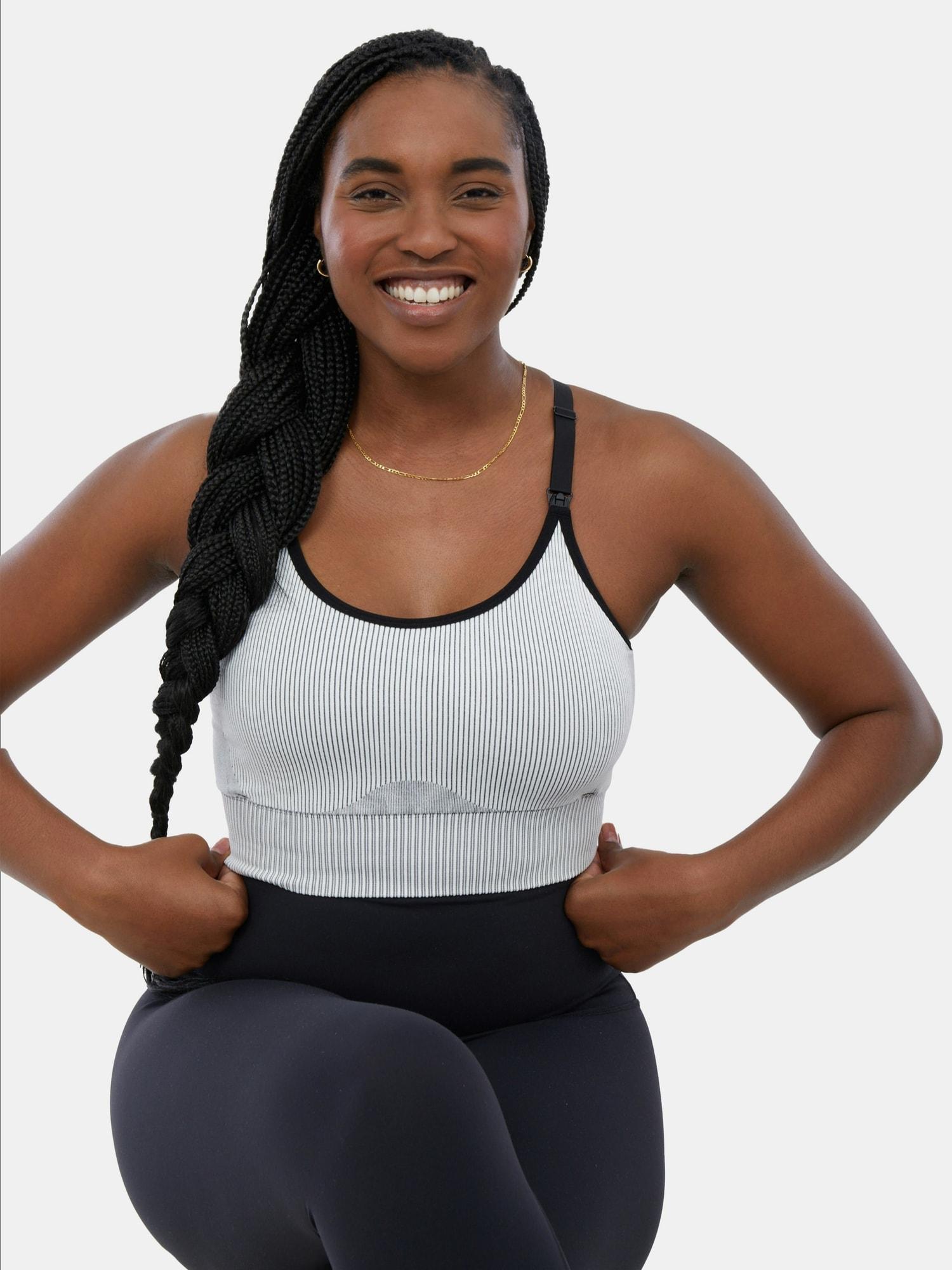 ingrid and isabel seamless nursing sports bra