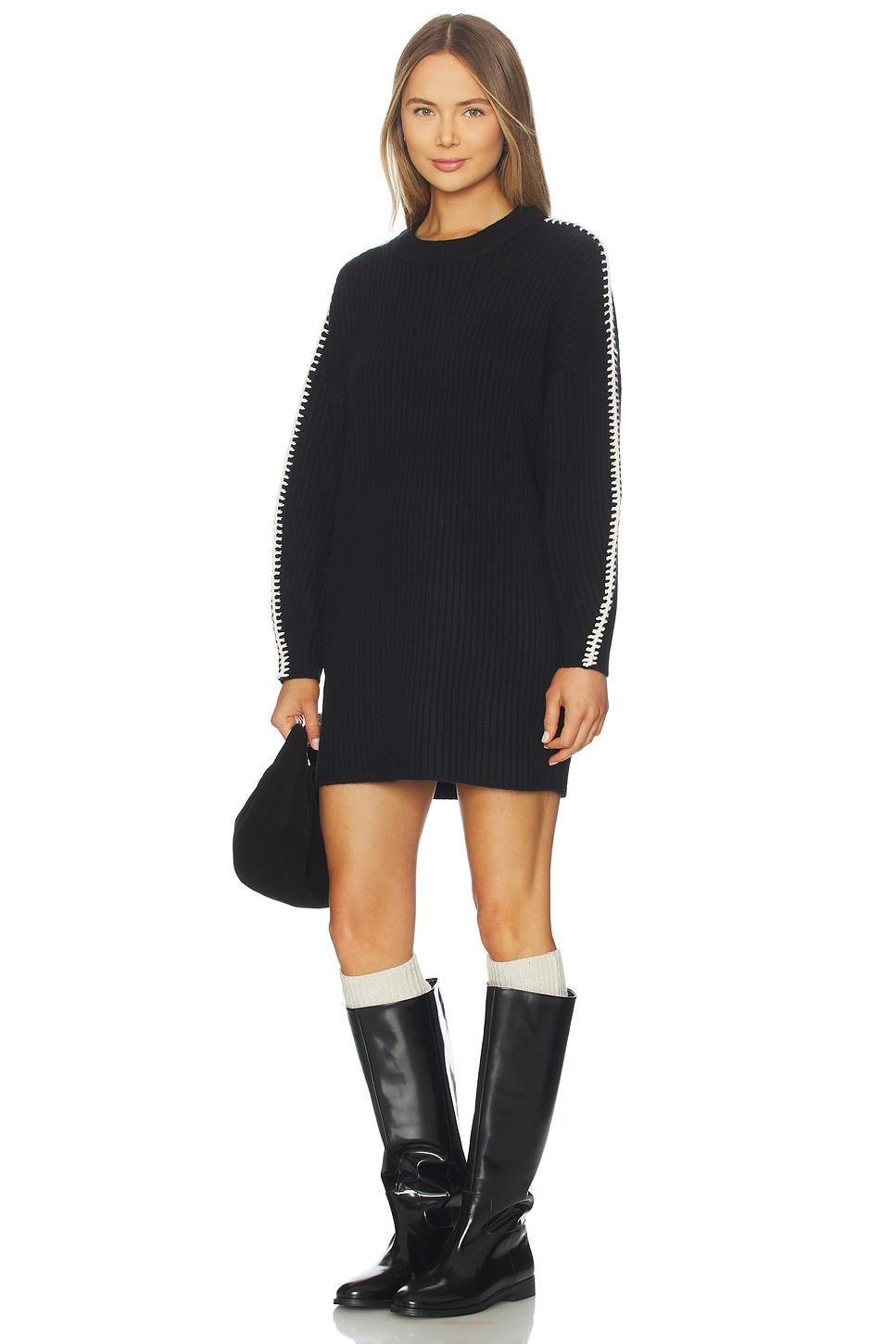 ingrid crew neck mini dress