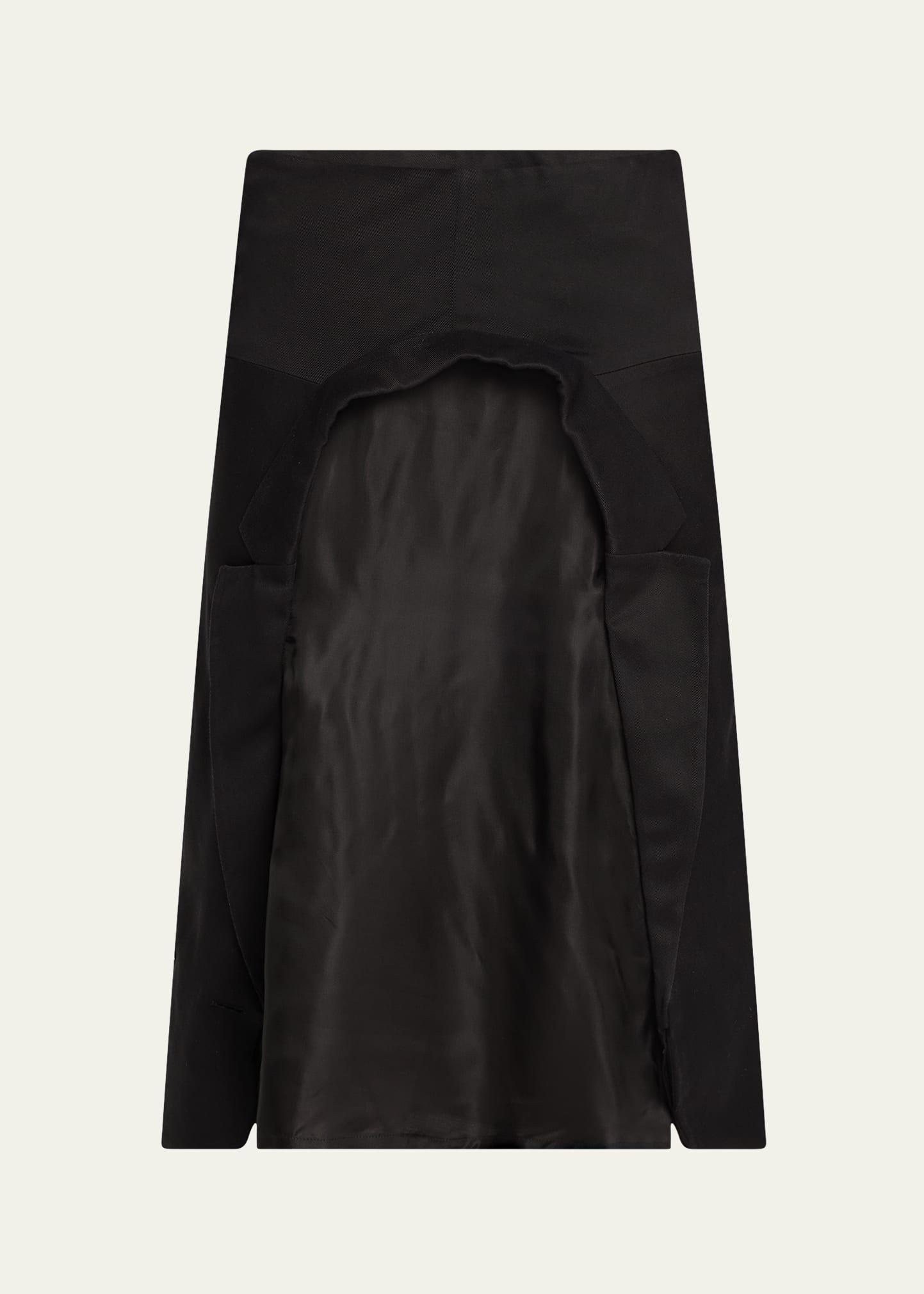inside out blazer skirt