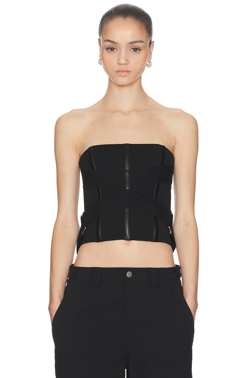 interwoven brace top