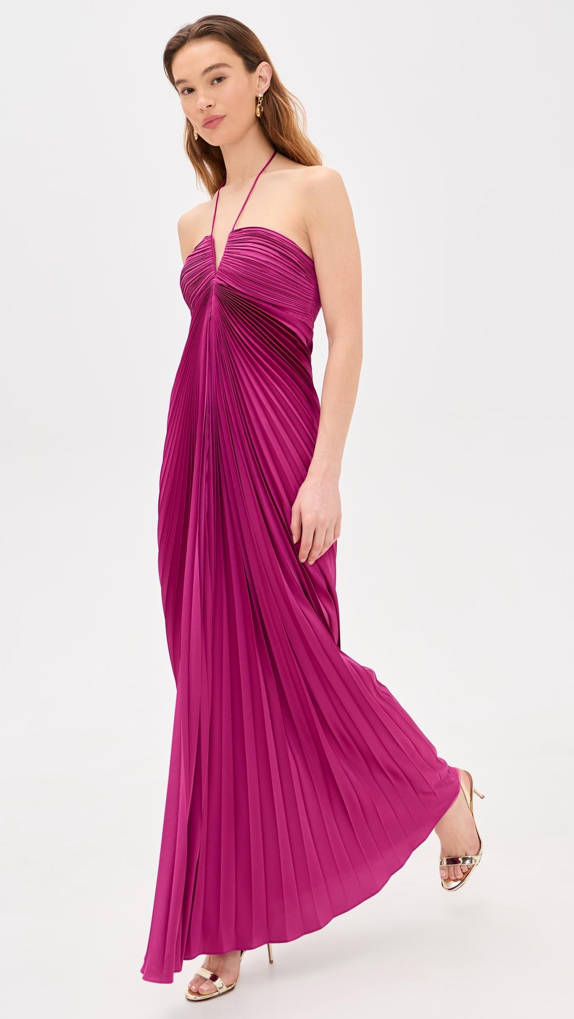 ionea pleated gown