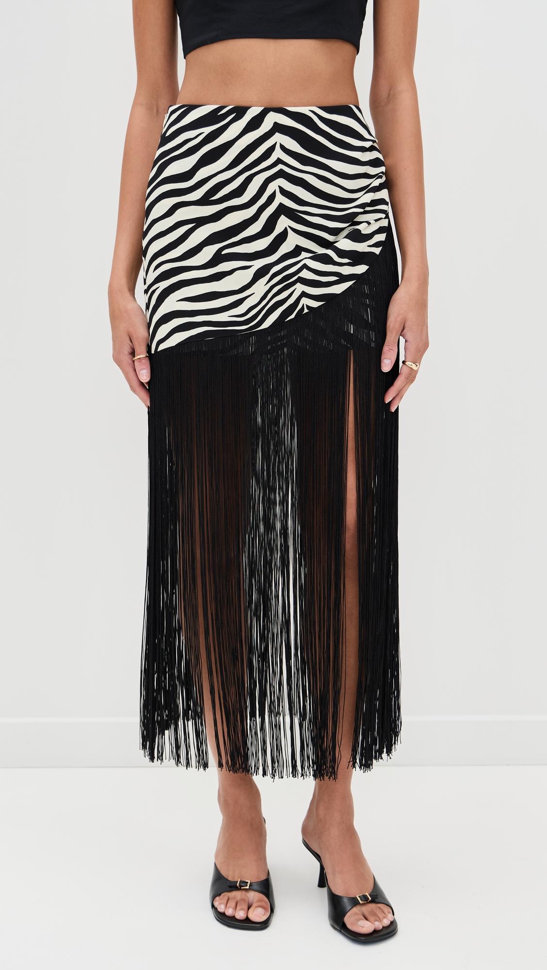 ipanema fringe skirt