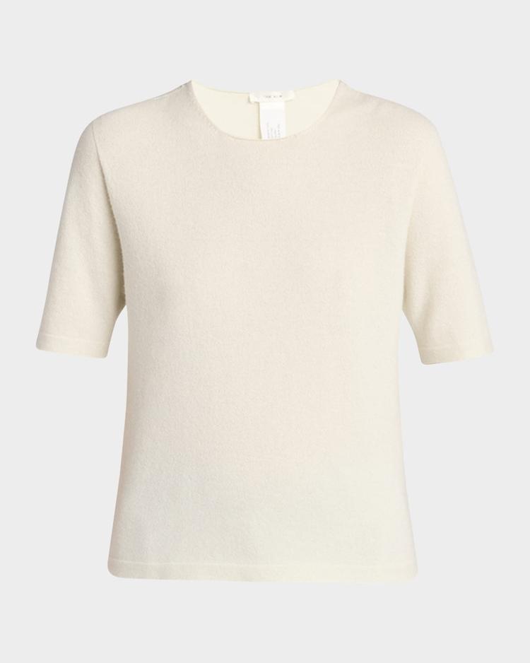 ipar short sleeve cashmere top