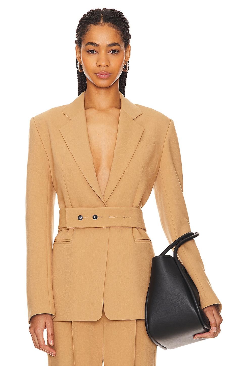 irena blazer with belt