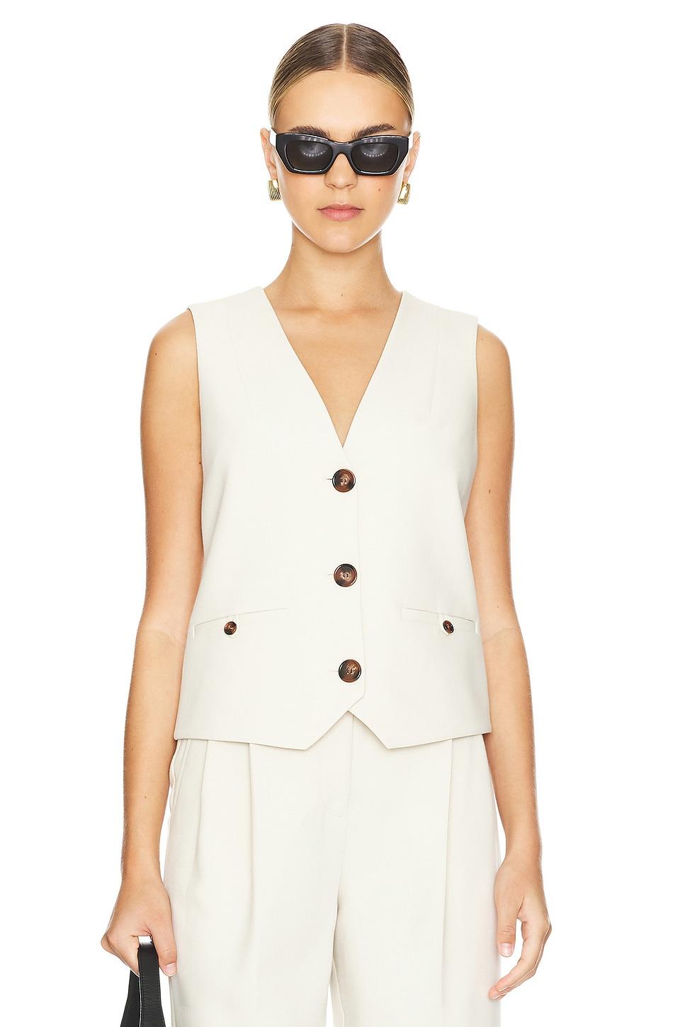 irena oversized tailored vest