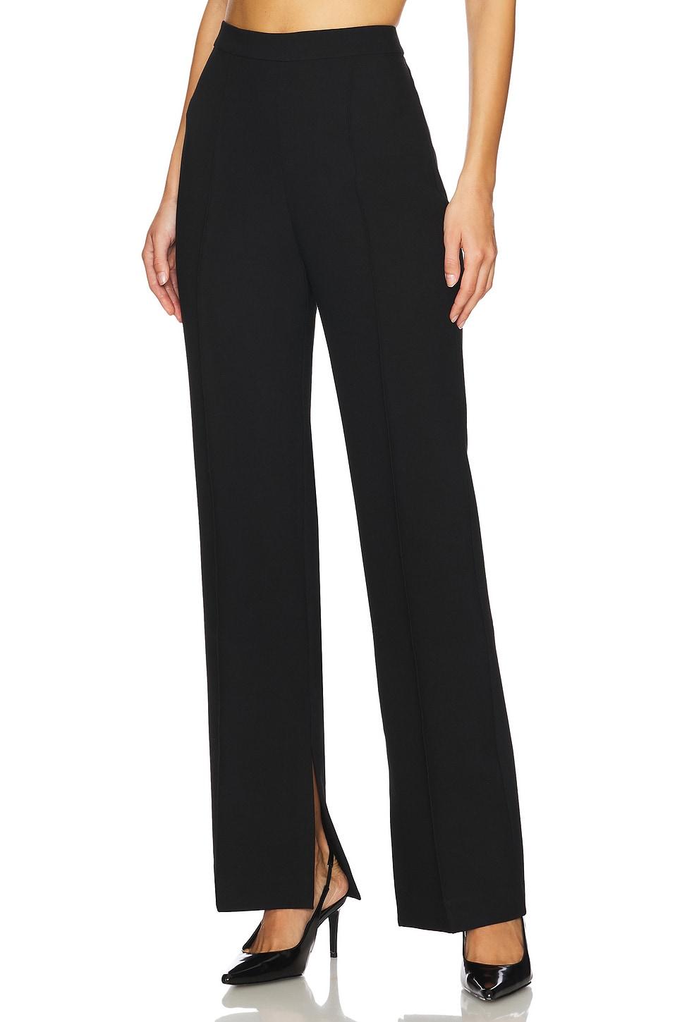 irena pintuck straight leg pant