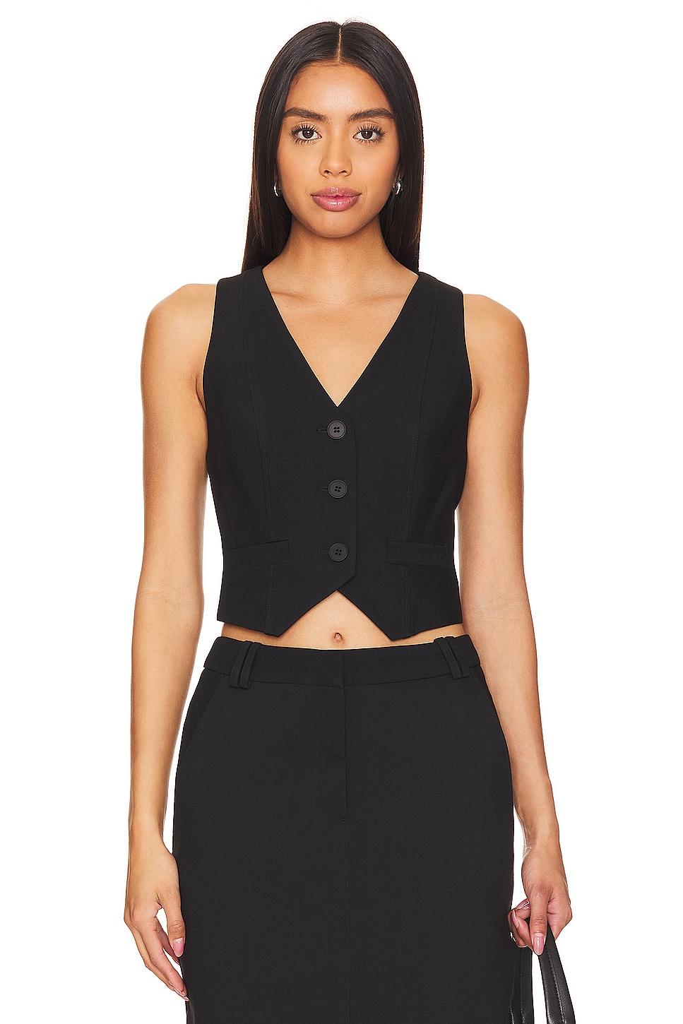 irena tailored fitted vest