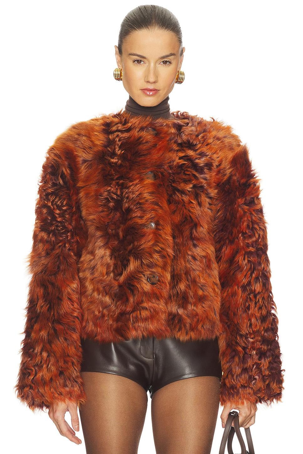 irina shearling coat