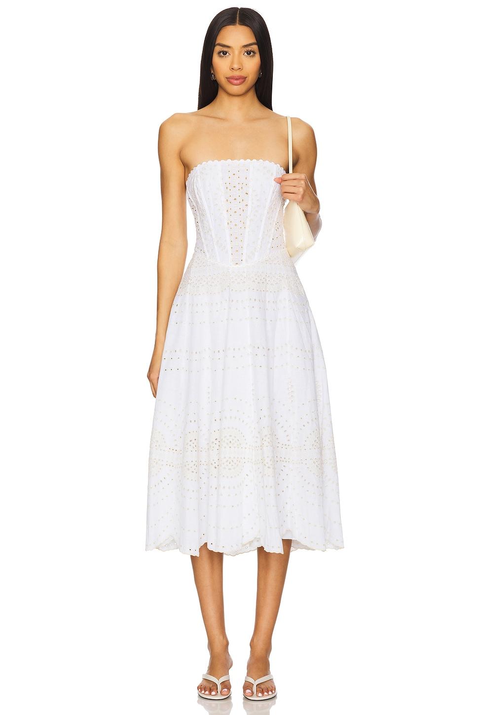 iris long dress in ivory nelm