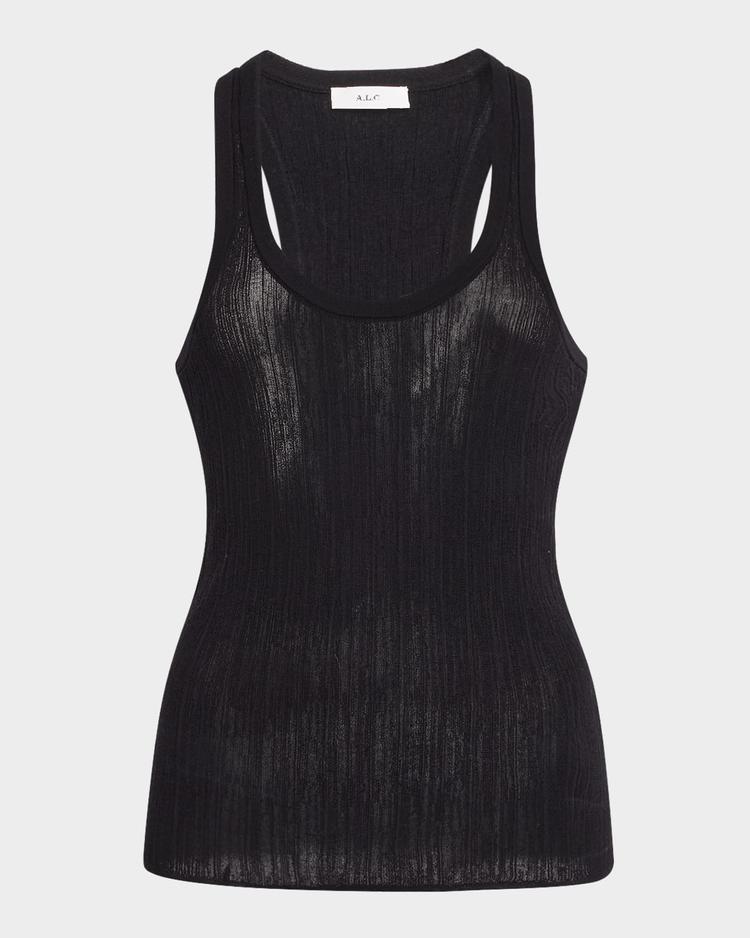 iris racerback tank top