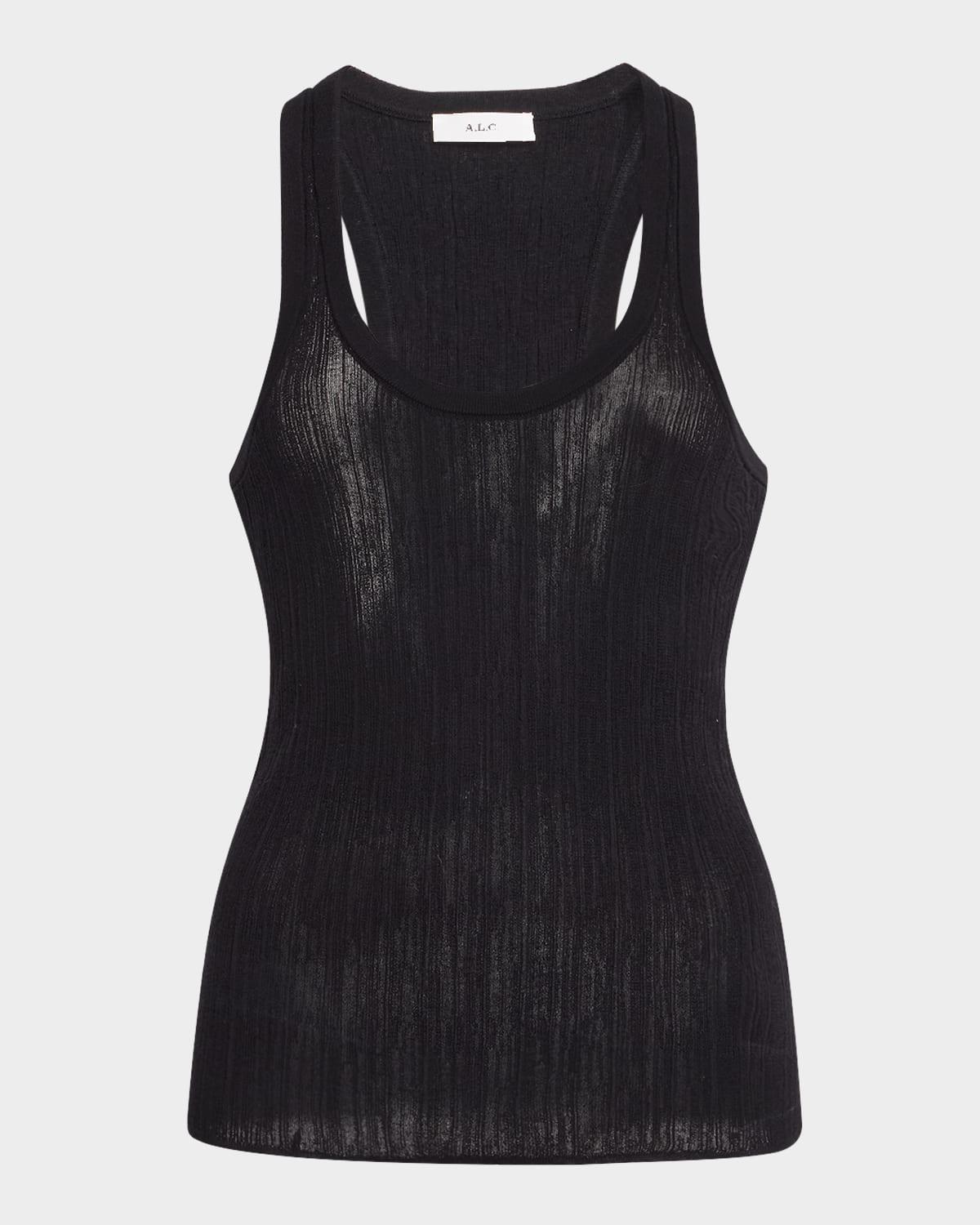 iris racerback tank top