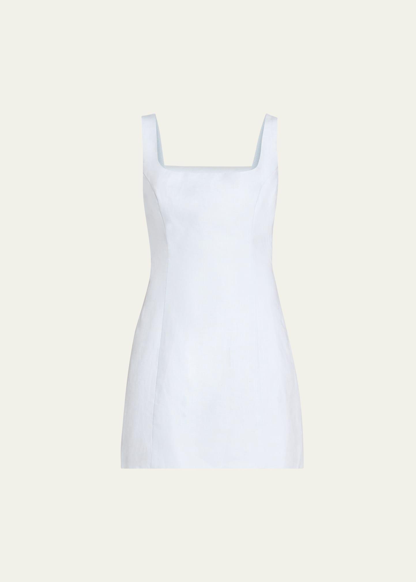iris tie mini dress