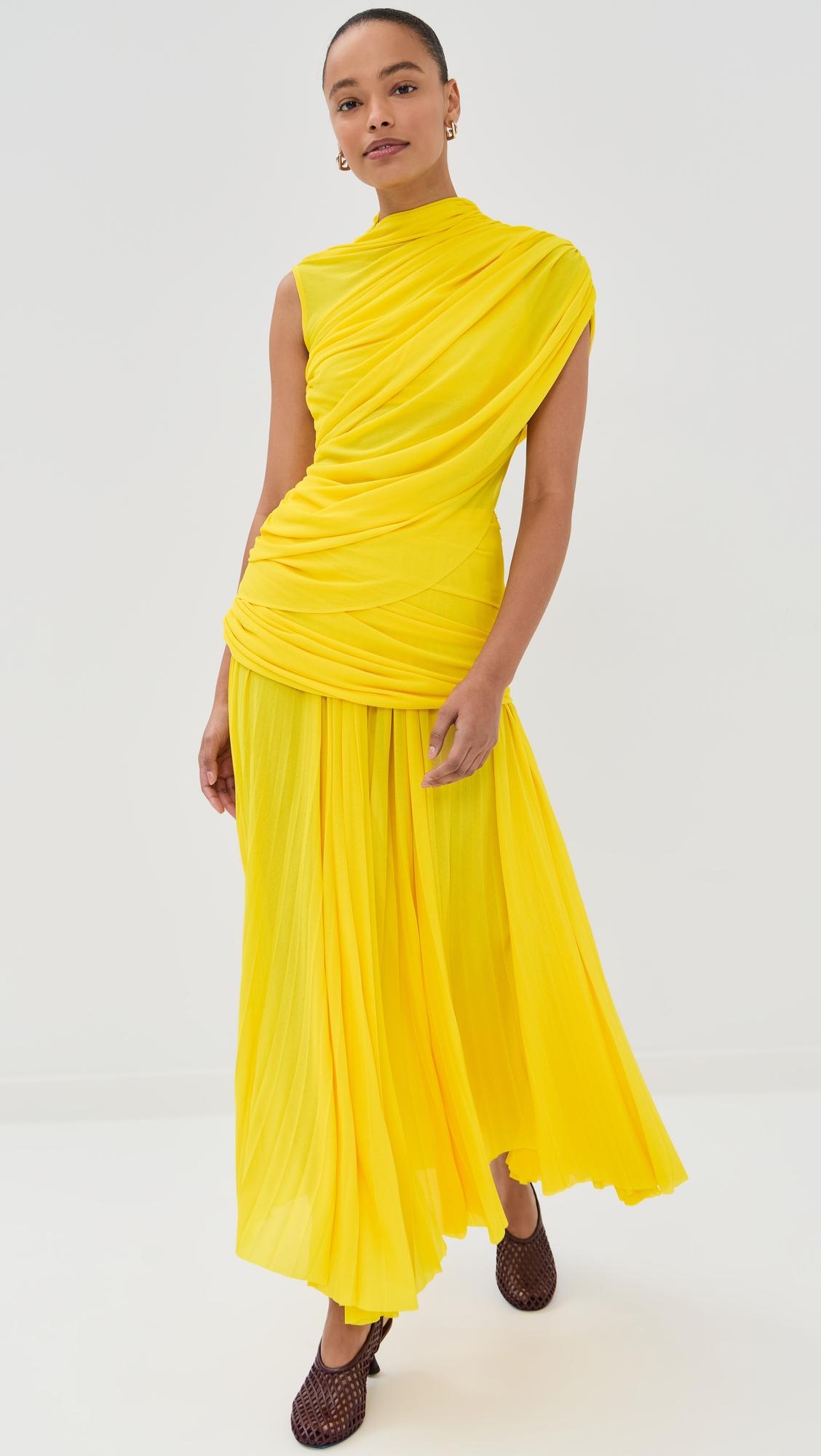 irma two piece dress in gauzy jersey