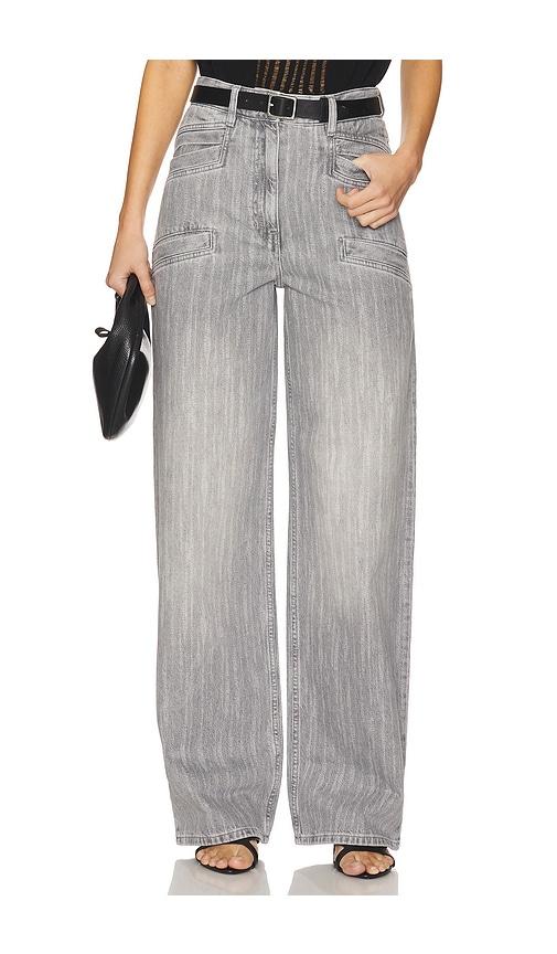 iro chrys jeans in charcoal.