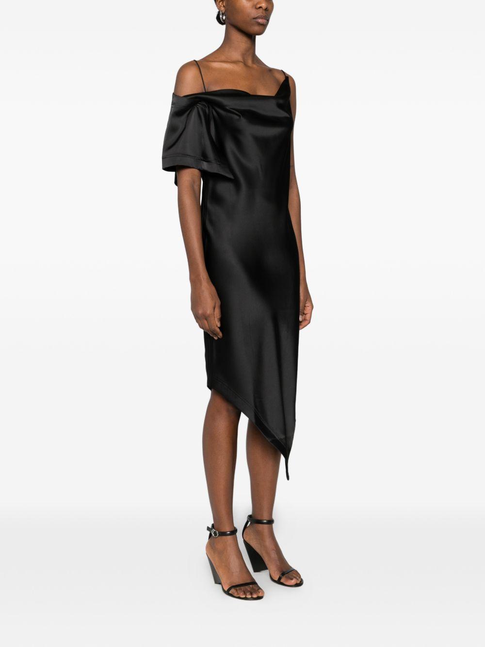 iro dresses black polyester - women