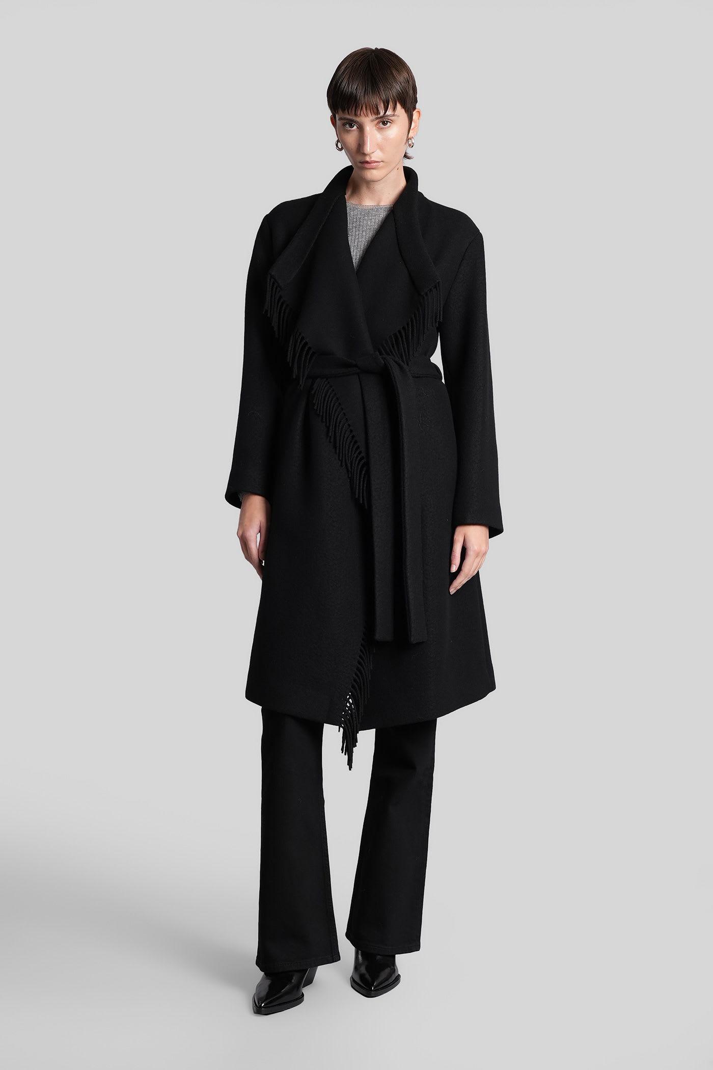 iro nicky in black wool