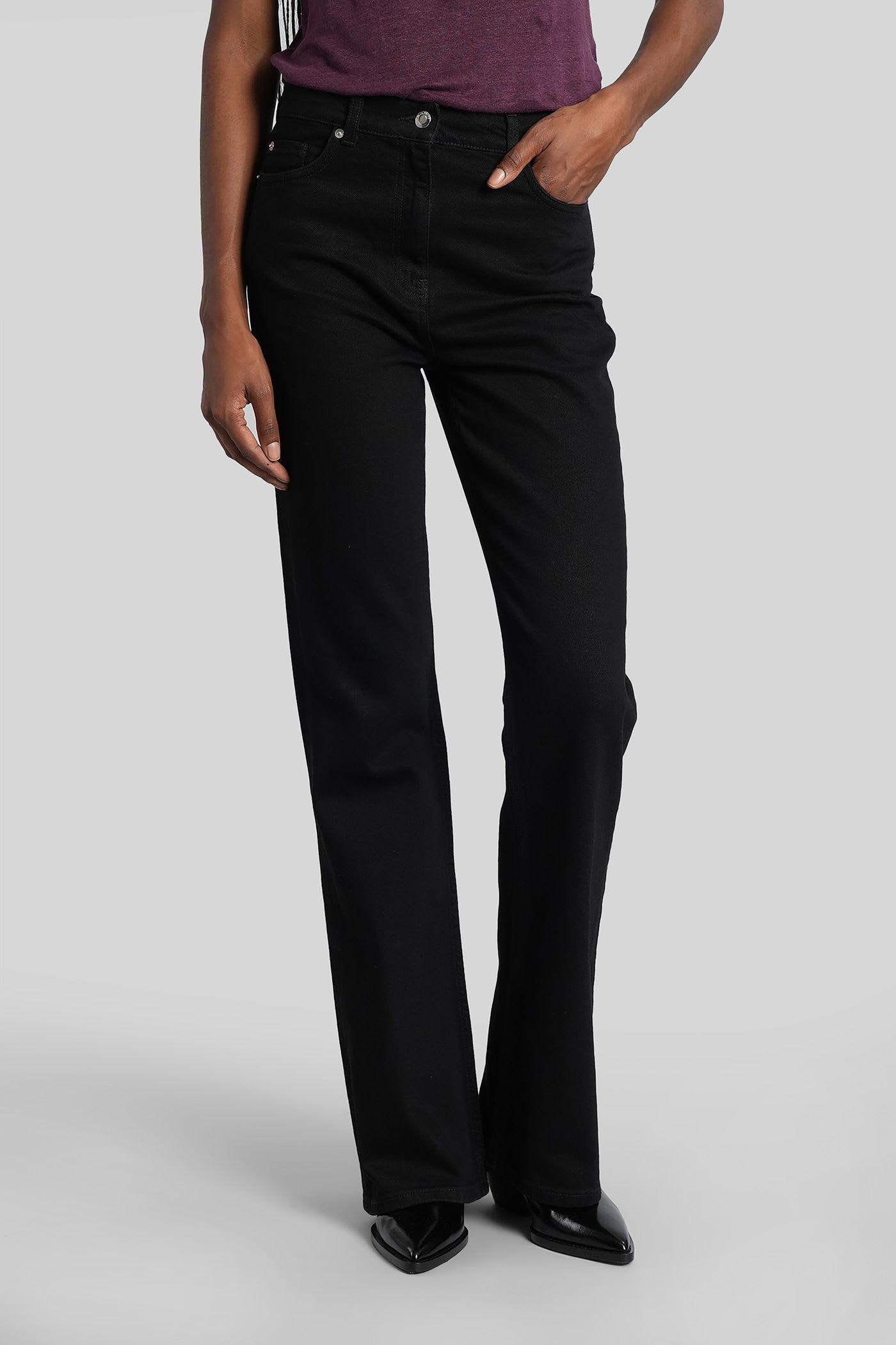 iro olivier jeans in black cotton