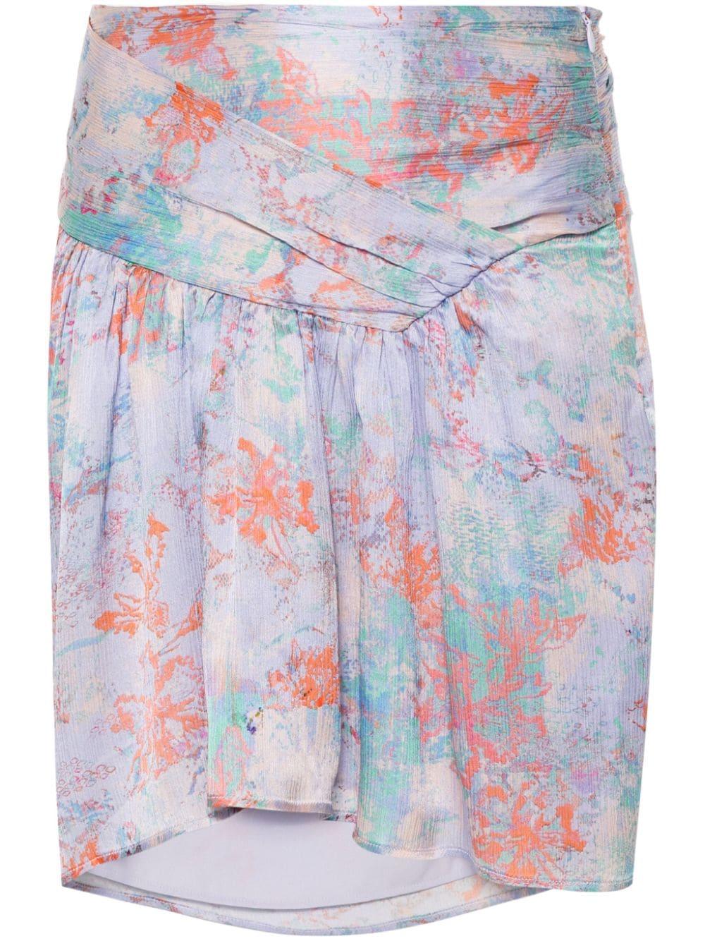 iro skirts lilac polyester - women