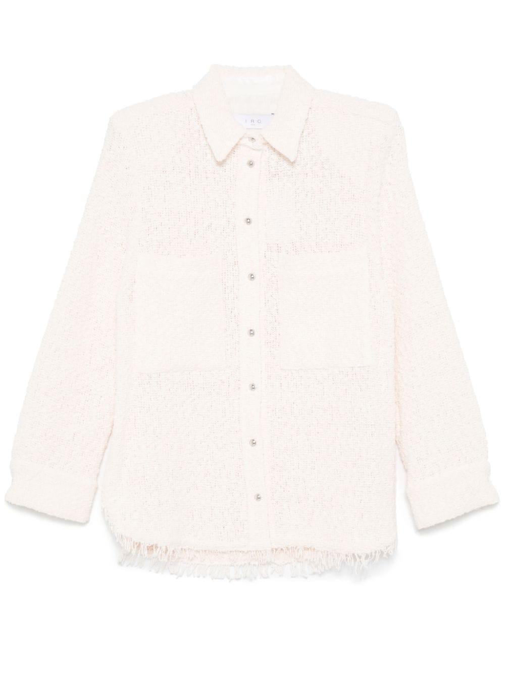 iro solaria tweed shirt