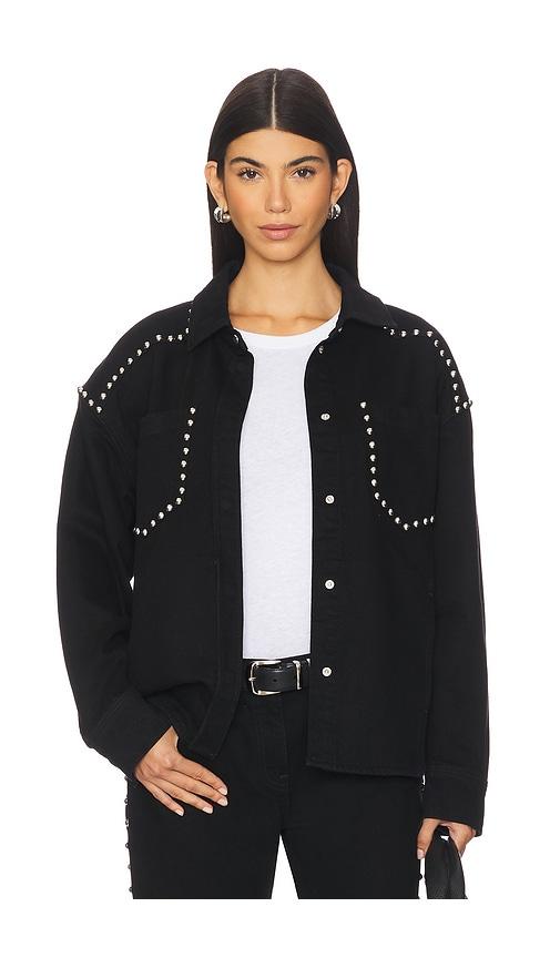 iro thomas jacket in black.