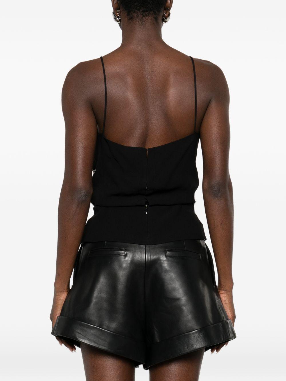 iro top black polyester - women
