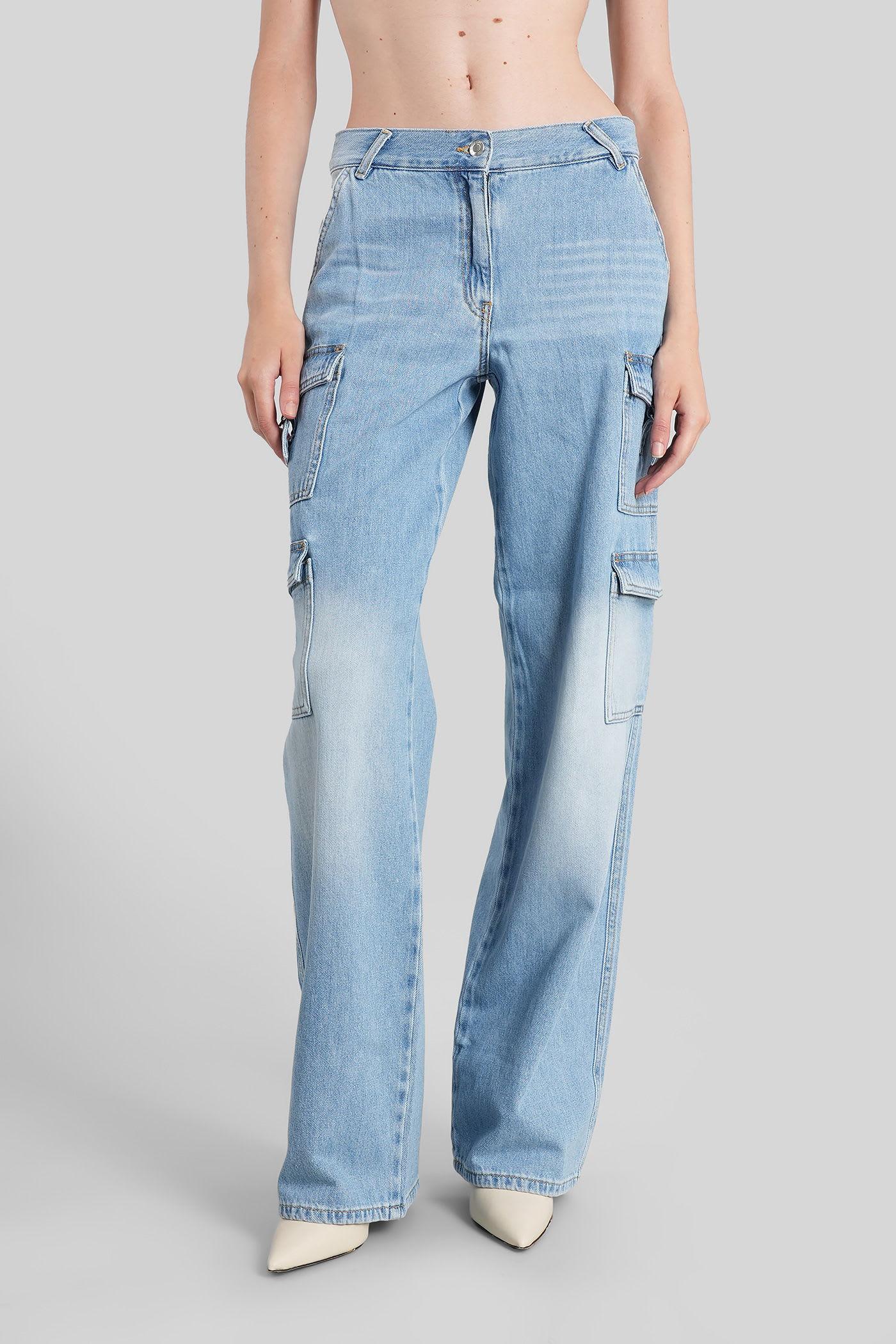 iro uros jeans in blue cotton