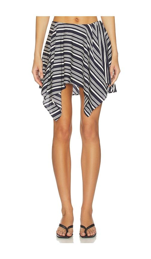 iro utalia skirt in navy.