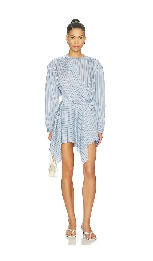 iro utenia dress in blue.