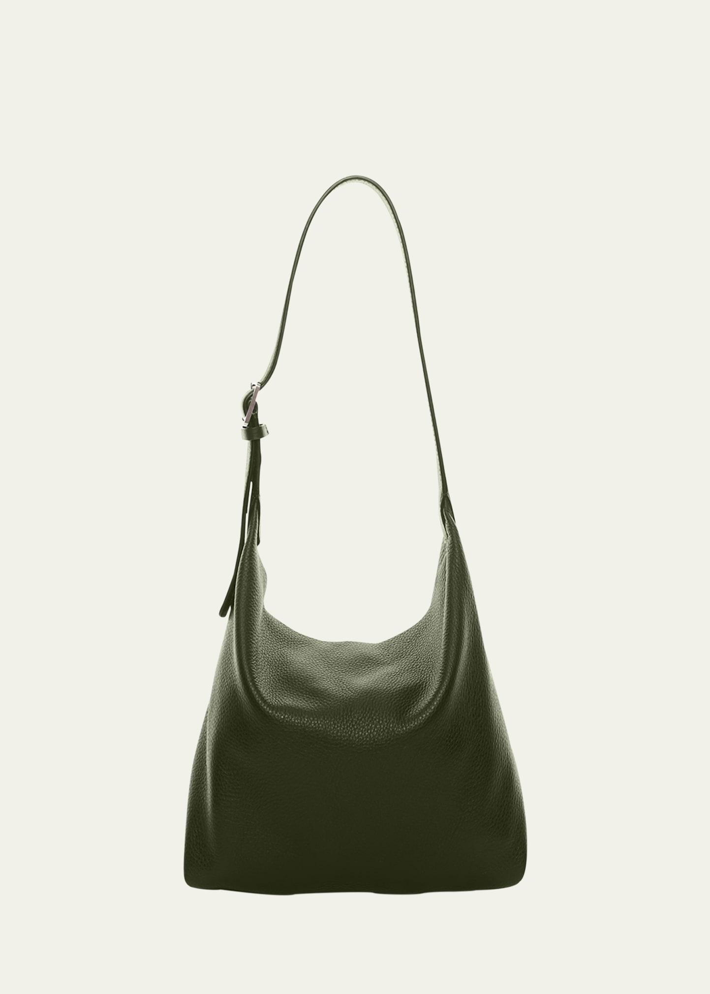 isa shoulder bag in deerskin leather