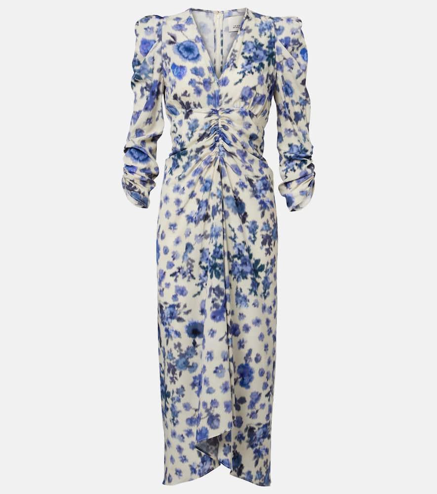 isabel marant albini floral silk