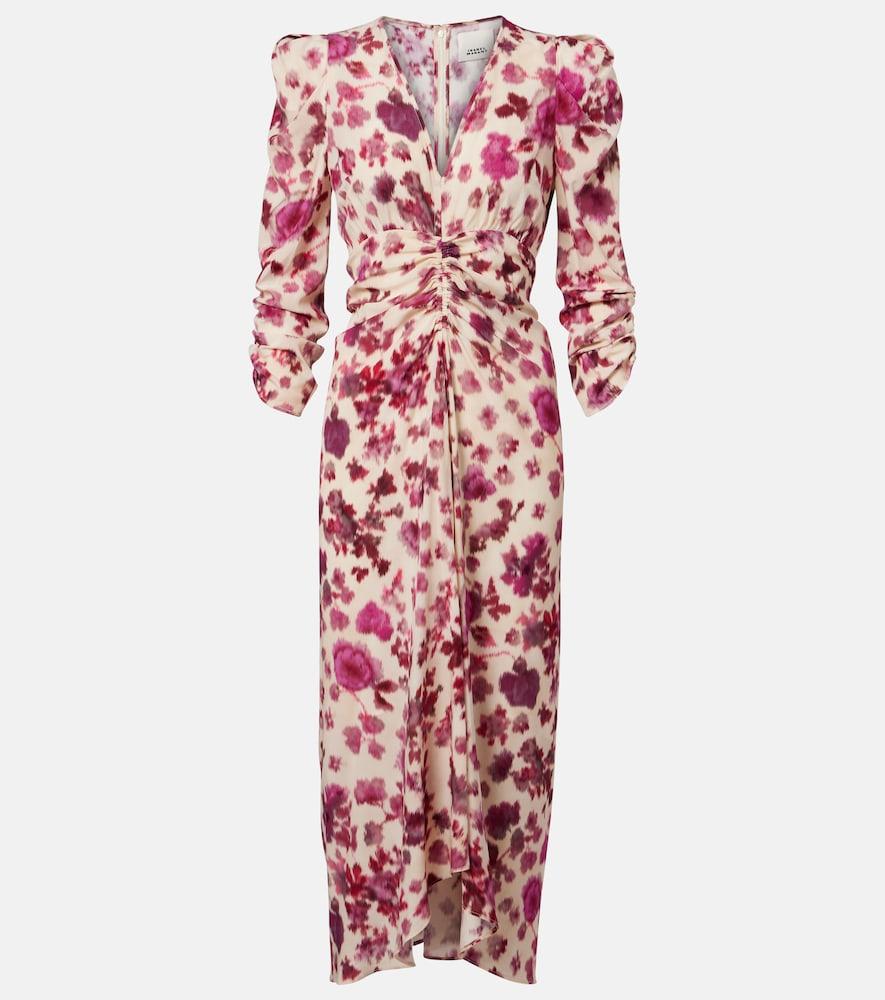 isabel marant albini floral silk