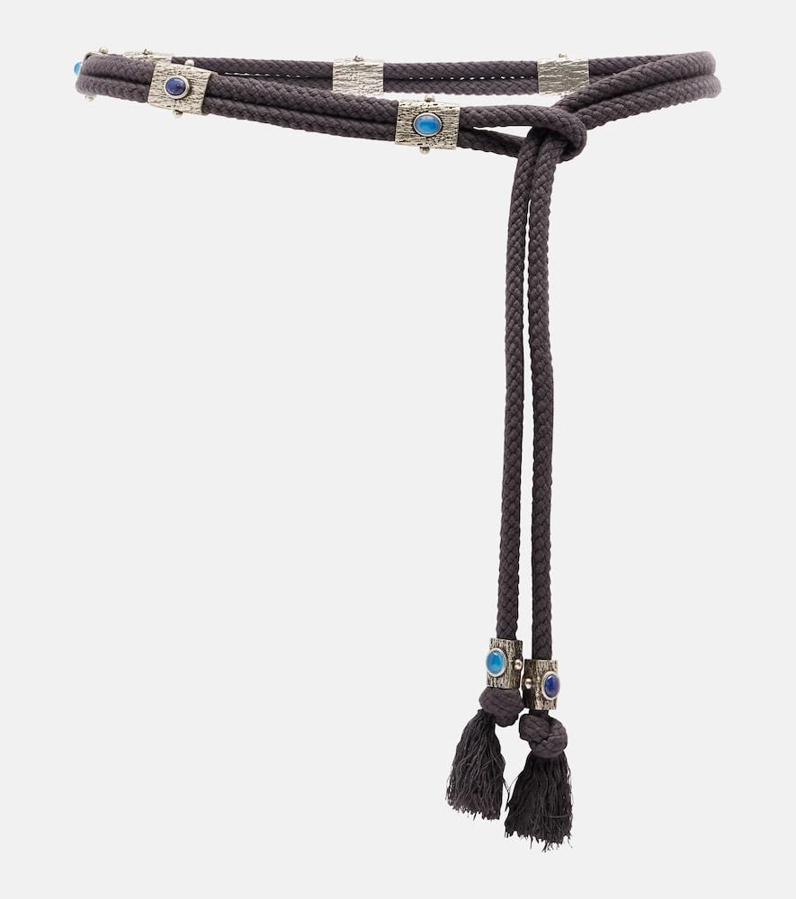 isabel marant aleea embellished cotton belt