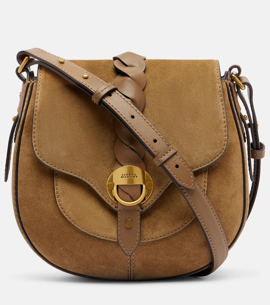isabel marant altay small suede shoulder bag